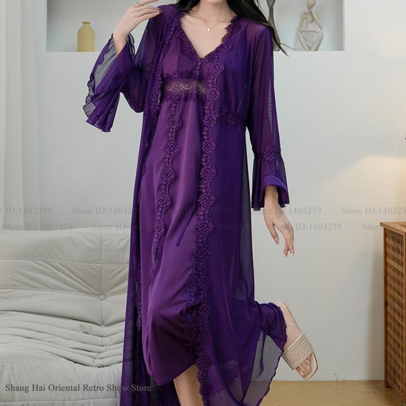 Vrouwelijke Lange Twinset Gewa - Robe Silk Women recensie en prijs