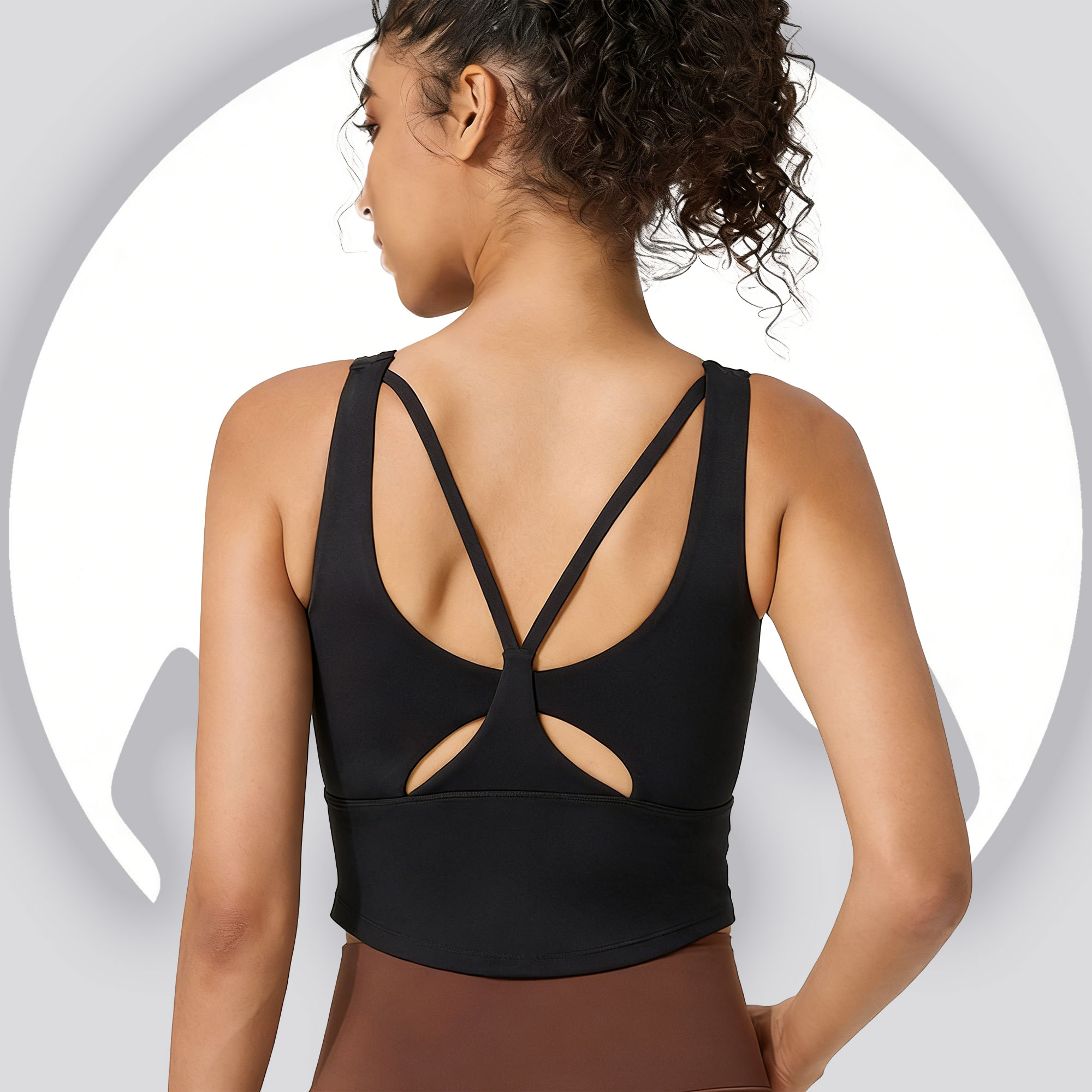 Yoga sportbeha met vaste cups  - Sports Bra High Impact recensie en prijs